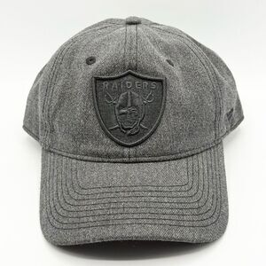 Fanatics NFL Pro Line Charcoal Gray Oakland Raiders Adjustable Snap Back Basebal